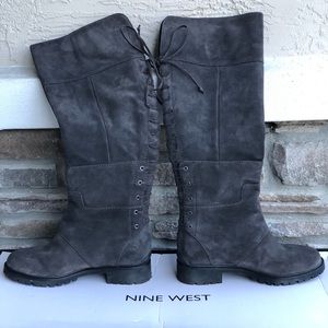 NINE WEST - right at the knee boots
